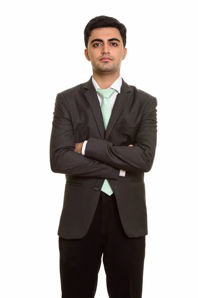 Mladý pohledný podnikatel perský — Stock fotografie