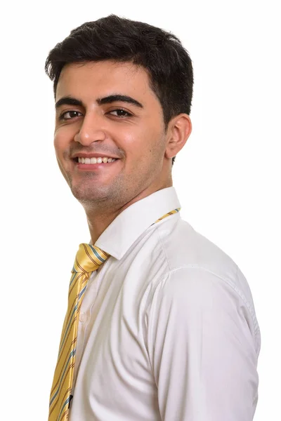 Młody biznesmen Perski szczęśliwy — Zdjęcie stockowe