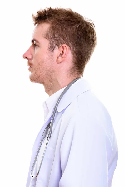 Hossz-szelvény nézet férfi orvos — Stock Fotó