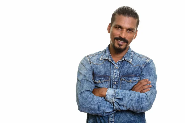 Joven hombre indio feliz sonriendo — Foto de Stock