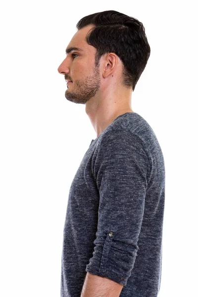 Profile view of young handsome man — Stock Photo, Image