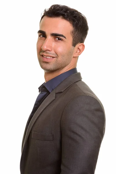 Joven feliz caucásico hombre de negocios sonriendo —  Fotos de Stock