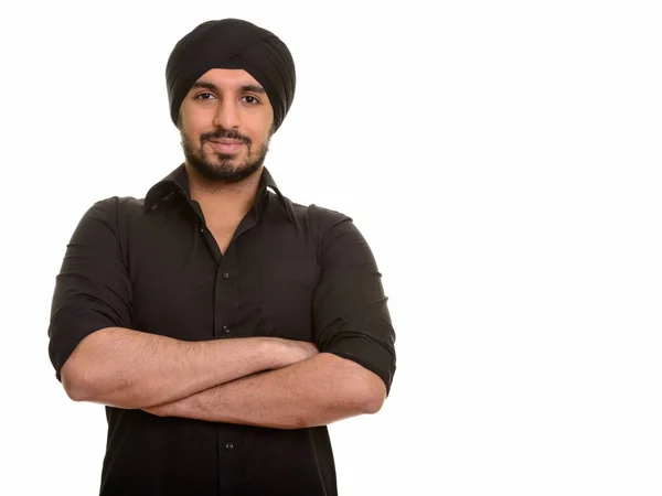 Jovem bonito indiano Sikh — Fotografia de Stock