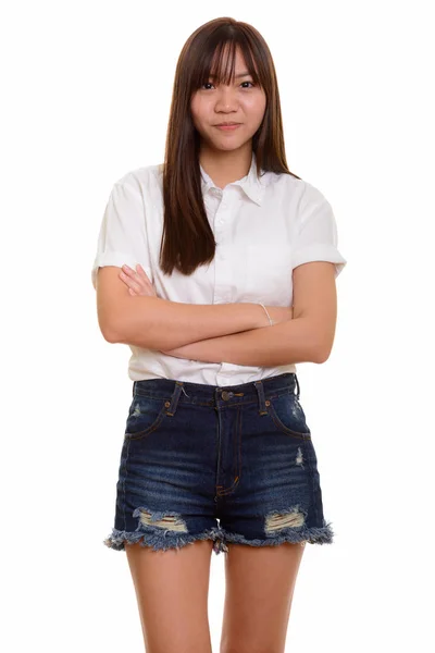 年轻可爱亚洲少女 — 图库照片