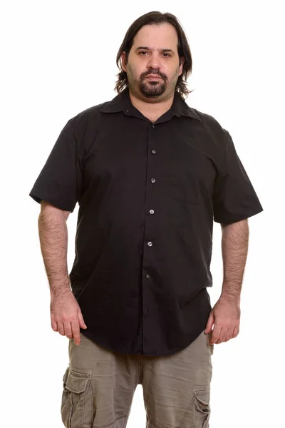 Fat Caucasian man — Stock Photo, Image