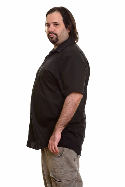 Fat Caucasian man — Stock Photo, Image