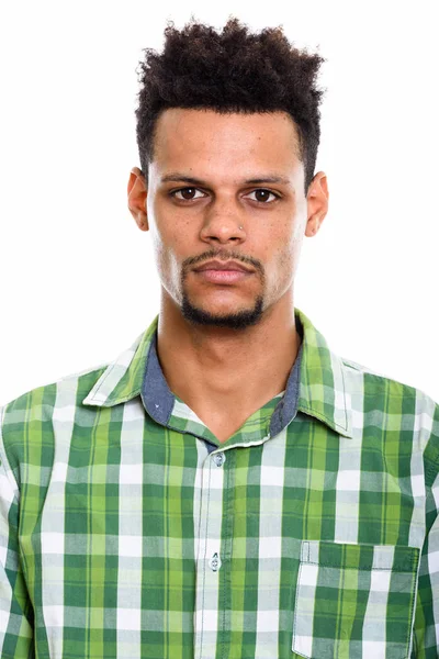 Studio shot of young African man — Stock Photo, Image