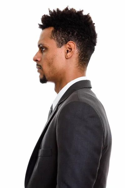 Profile view of young African businessman — Stock Photo, Image