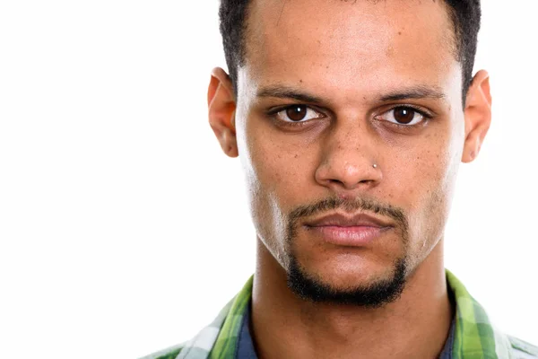 Close up of young African man — Stock Photo, Image