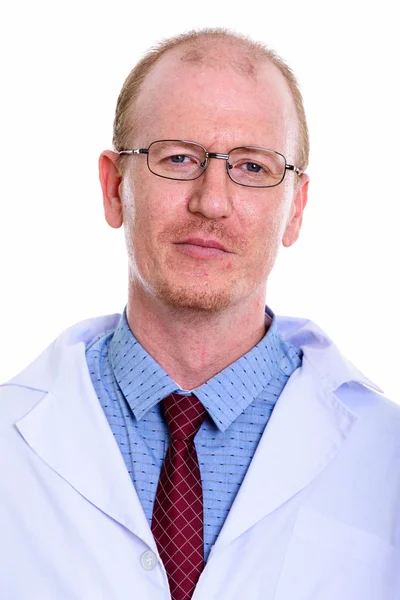 Visage de l'homme médecin portant des lunettes — Photo