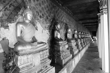 Wat Arun 'da Altın Buda Heykelleri