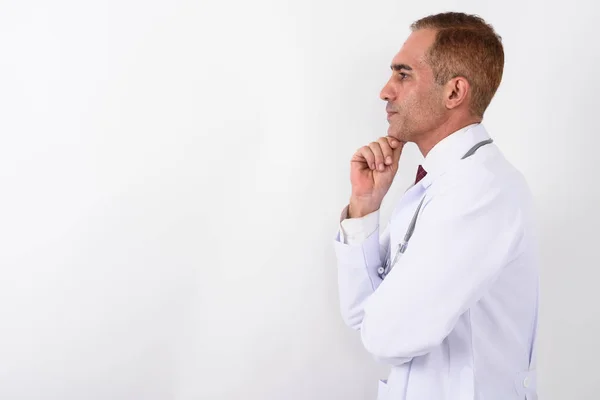 Retrato de maduro bonito persa homem médico — Fotografia de Stock