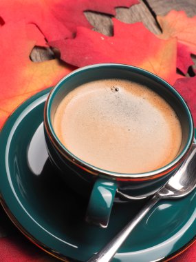 Espresso yakın çekim