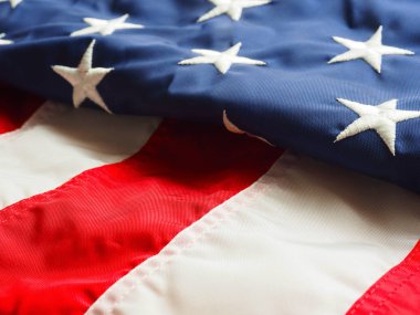 katlanmış Amerikan bayrağı