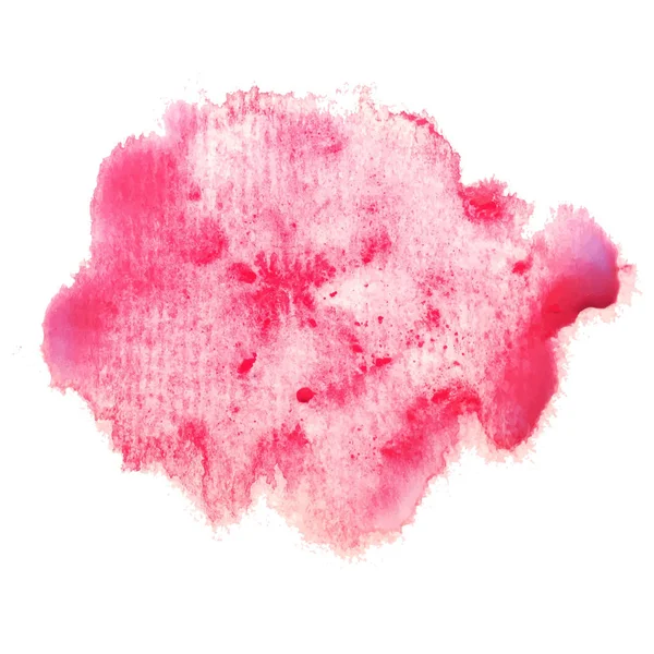 Big splash aquarelle rose — Image vectorielle