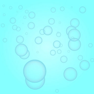 mavi su kabarcıkları