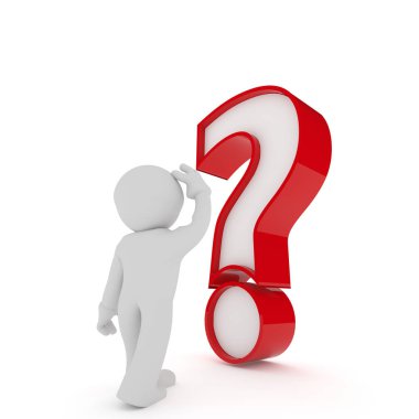 büyük kırmızı soru işareti