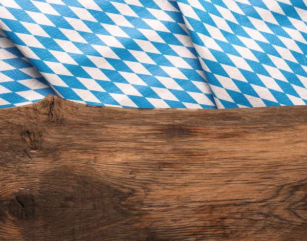 木板材与巴法力亚旗子 — 图库照片