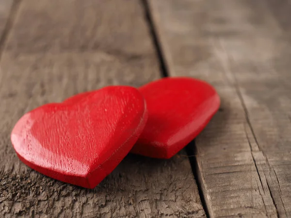 Ημέρα του Αγίου Βαλεντίνου, κόκκινου σχήμα καρδιάς — Φωτογραφία Αρχείου