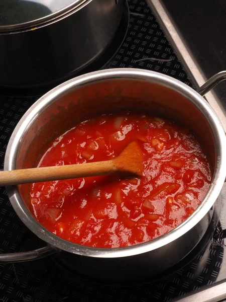 Molho de tomate saboroso — Fotografia de Stock