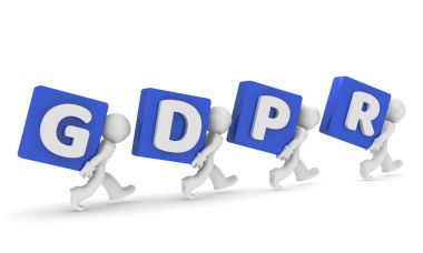 Gdpr ile küçük 3d karakter