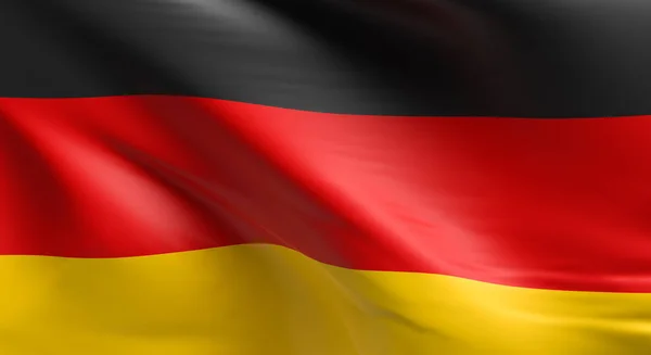 Tysklands flagg – stockfoto