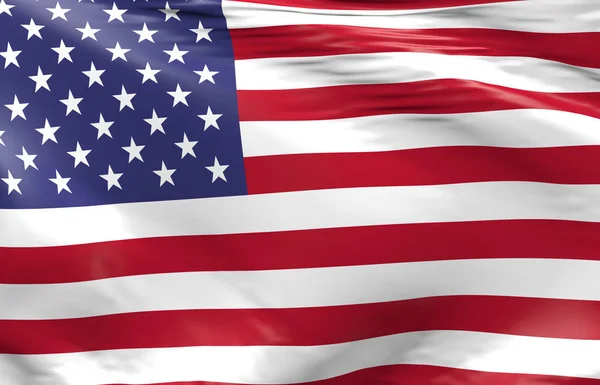 Sventolando bandiera degli Stati Uniti d'America — Foto Stock