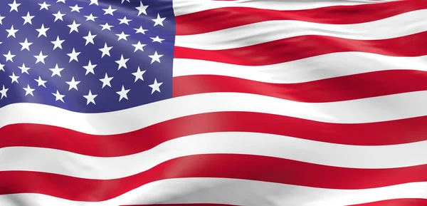 Flagge der Vereinigten Staaten von Amerika — Stockfoto