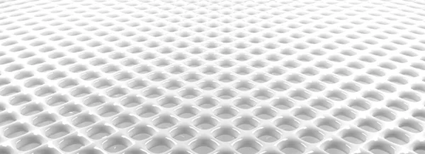 Glossy white metal grid background, 3d rendering — Stock Photo, Image