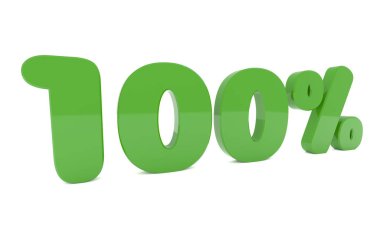 Beyaza yüzde yüz yeşil