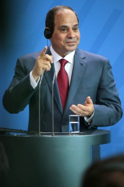  Egyptian president Abdel Fattah el-Sisi  clipart