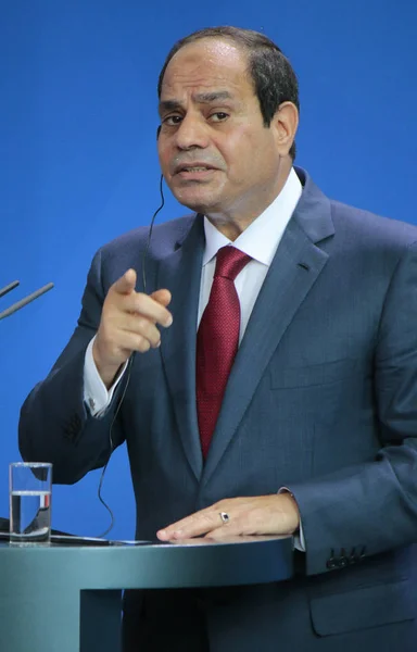エジプトの大統領アブデル ・ ファタ エル シシィ — ストック写真