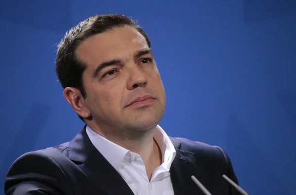 360-berlingreek premier Alexis Tsipras — Stockfoto