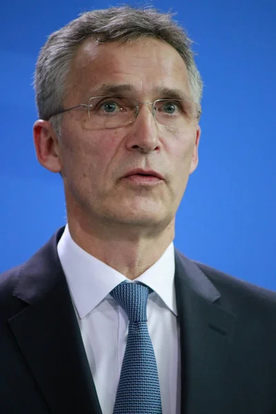 NAVO-secretaris-generaal Jens Stoltenberg — Stockfoto