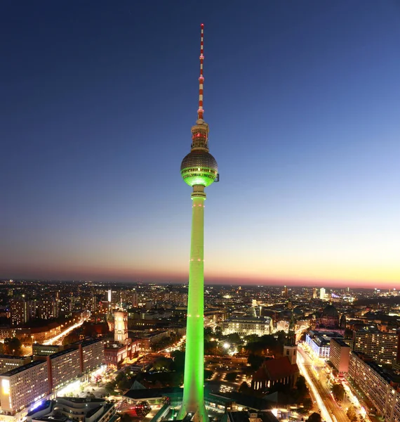 Skyline Berlin-Mitte з "Fernsehturm" — стокове фото