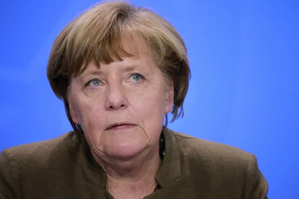 Kanselir Jerman Angela Merkel — Stok Foto