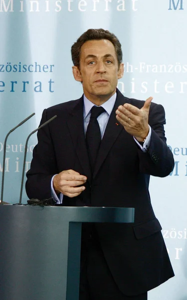 Franse President Nicolas Sarkozy — Stockfoto