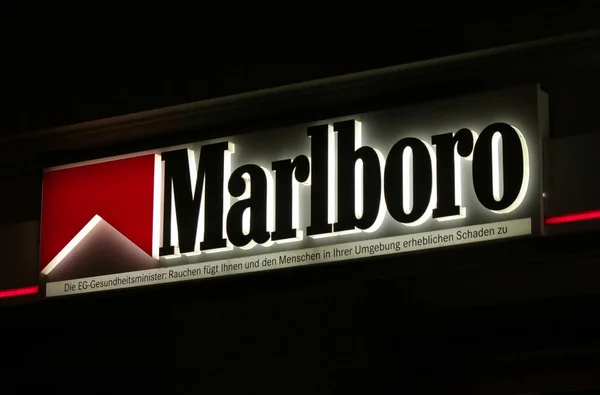 Márkanevek: "Marlboro", Berlin. — Stock Fotó