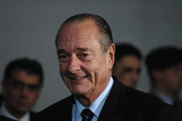 Jacques Chirac francia elnök — Stock Fotó