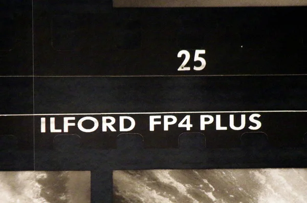Logo of the brand "Ilford FP4 — Stock Photo, Image
