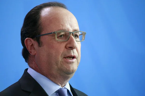 프랑스 대통령 프랑소와 Hollande — 스톡 사진