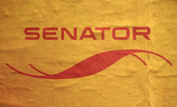 Logo marki "Senator", Berlin. — Zdjęcie stockowe