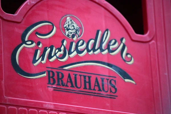 Logo de la marca "Einsiedler Brauhaus " — Foto de Stock