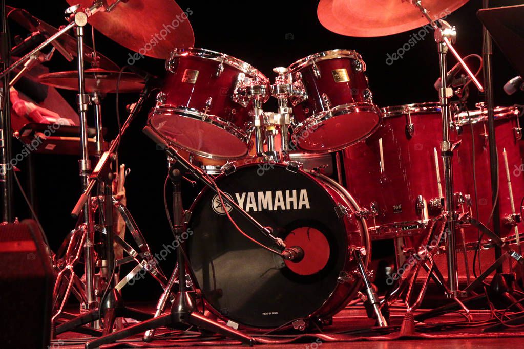 NOVEMBER 2, 2014 - BERLIN: drums at  Jazzfest ,Berlin.