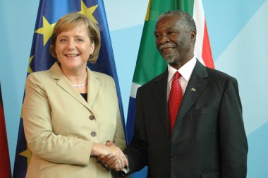 Angela Merkel, Thabo Mbeki 