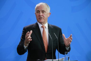 Australian Prime Minister Malcolm Turnbull  clipart