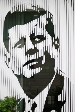 Berlin 'de John F. Kennedy portresi