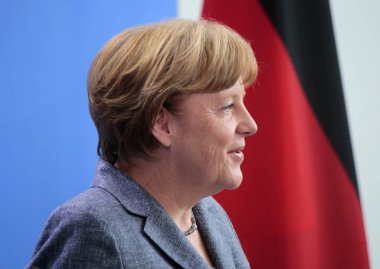 German Chancellor Angela Merkel  clipart