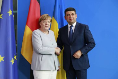 Angela Merkel, Volodymyr Groysman 