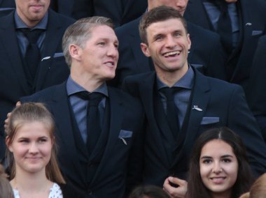 Bastian Schweinsteiger, Thomas Mueller - resmi Resepsiyon